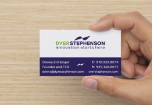 Dyer Stephenson Business Card by Secret Agency
